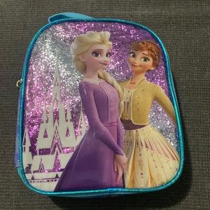 Girl frozen lunch bag